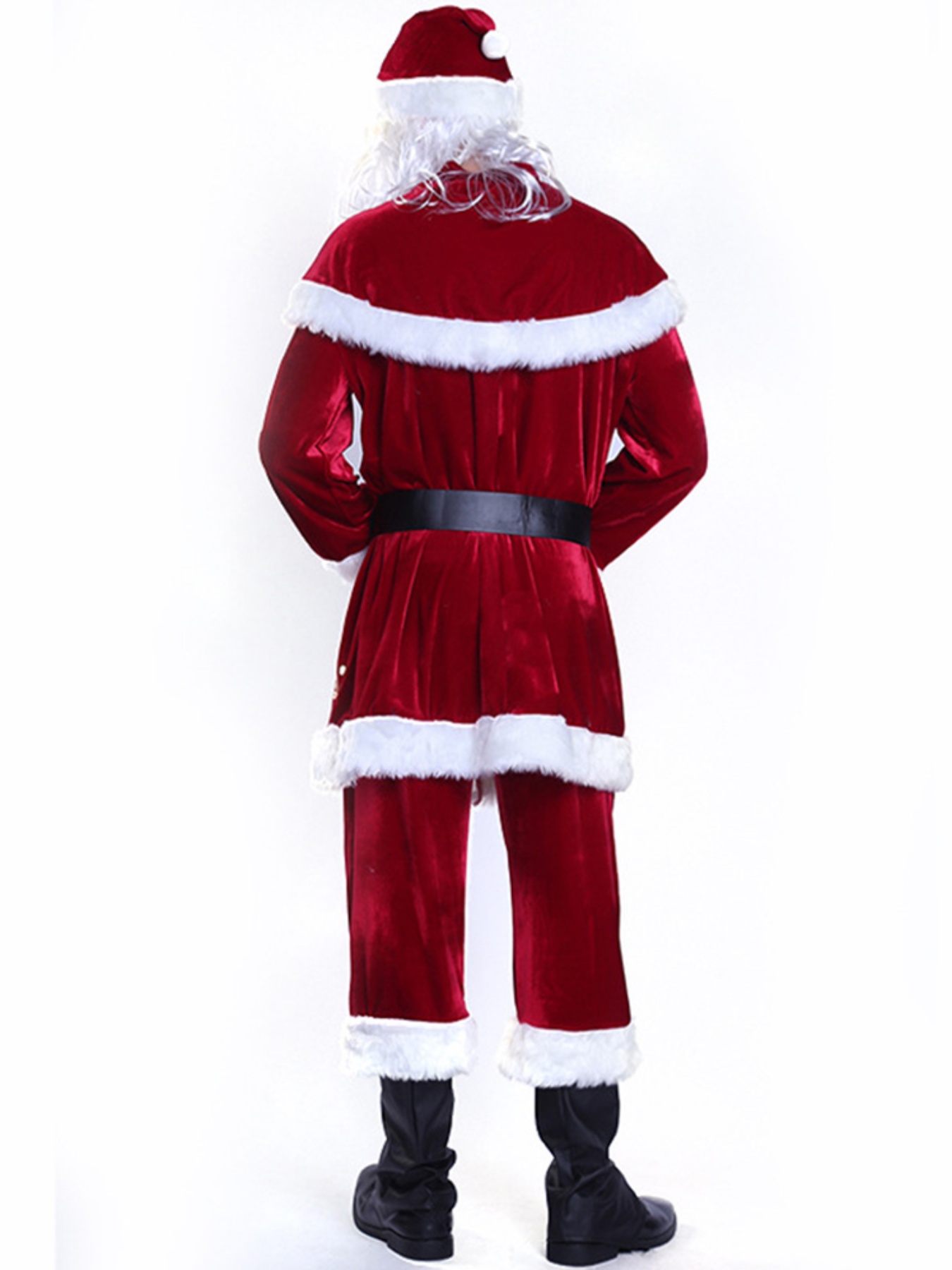 Deluxe Santa Claus Costume for Christmas